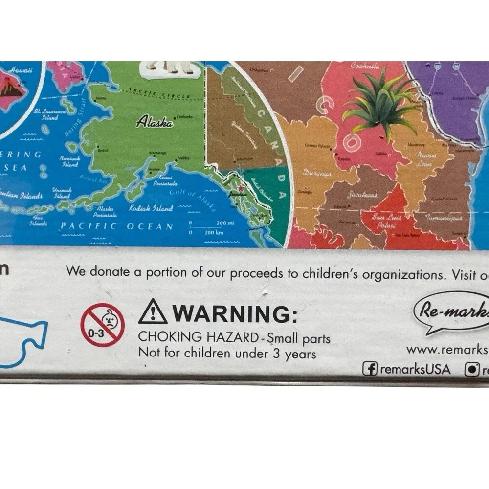 New & Sealed America's 50 State Mini Puzzles Create Giant Map 850 pieces 36
